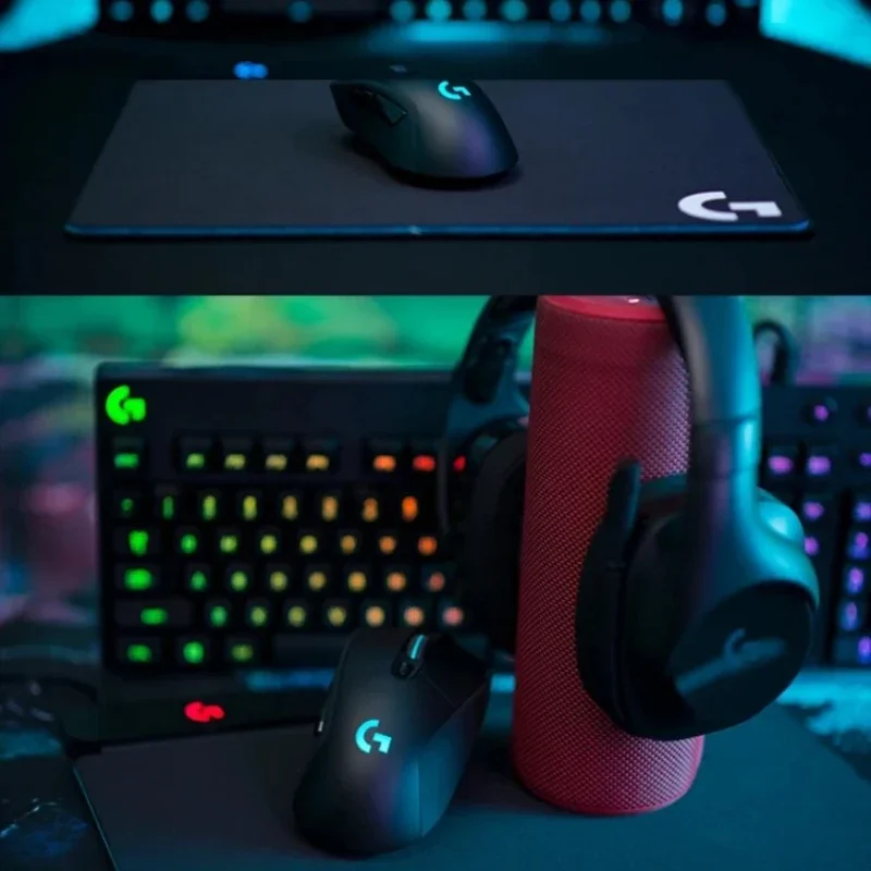 Mouse da gioco wireless Logitech G703 LIGHTSPEED con sensore HERO da 25600 DPI, illuminazione RGB e design ergonomico per giochi su PC