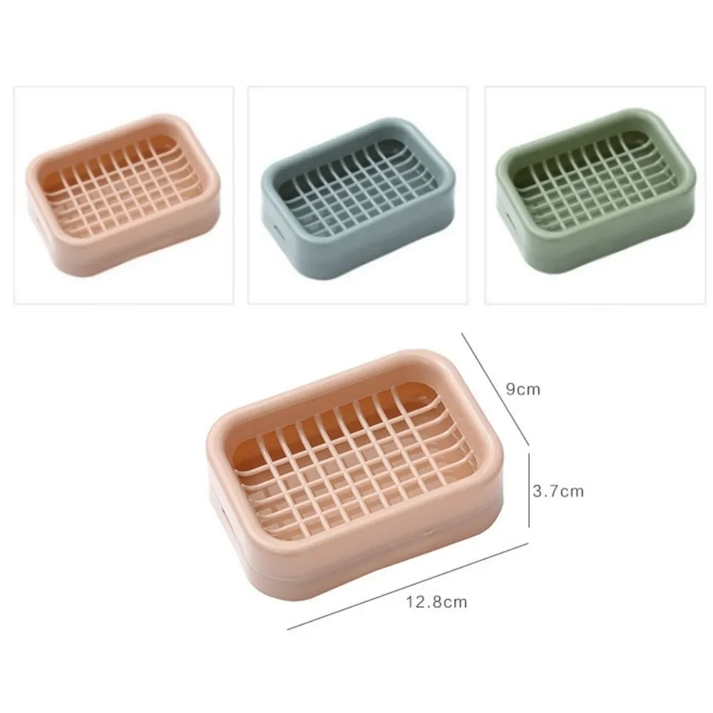 Bathroom Soap Dish Plate Storage Case Home Shower Travel Hiking Holder Container Soap Box Plastic Soap Boxs Rack