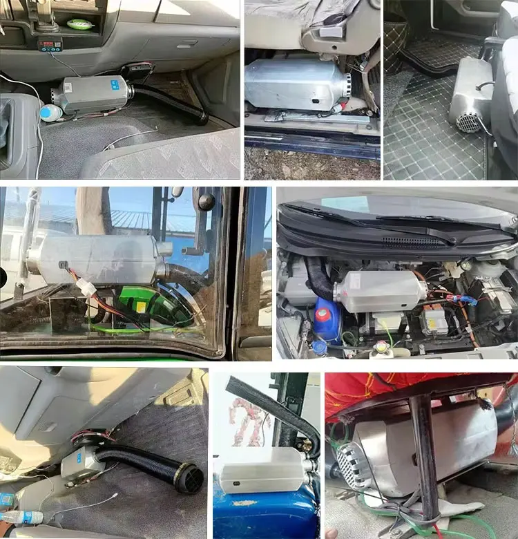 Nowy, oryginalny dmuchawa nagrzewnicy powietrza na olej napędowy DC 12V do ciężarówek, autobusów, łodzi, kamperów, kompatybilna z Eberspacher