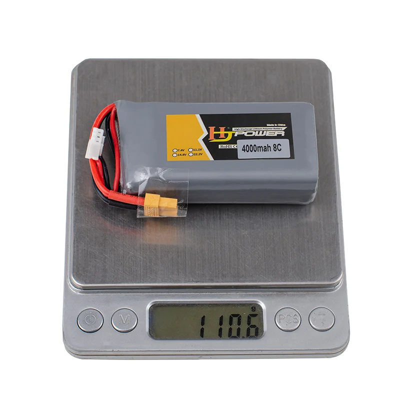 1-5pcs Battery for HJ TX16s TX18s Model airplane remote control 7.4V 4000mAh Lipo battery for TX16s TX18s Drone