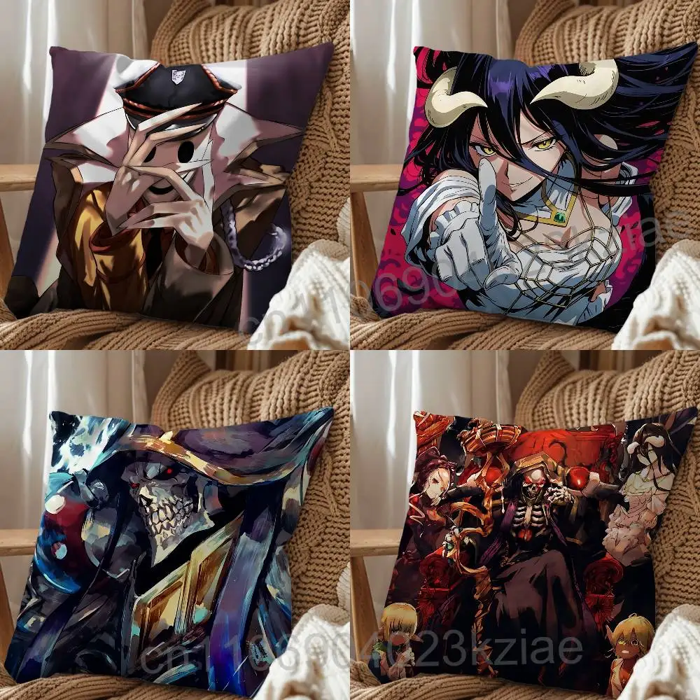 Golden Eye Makeup Look Albedo Overlord Cushion Cover Suitable For Sofa Car Bedroom Office Cushions Decorative Pillow Case