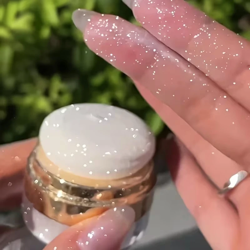 Galaxy Sparkle Powder Highlight Powder, Long-Lasting and Dreamy Shimmering Powder for Body Glow Makeup Look