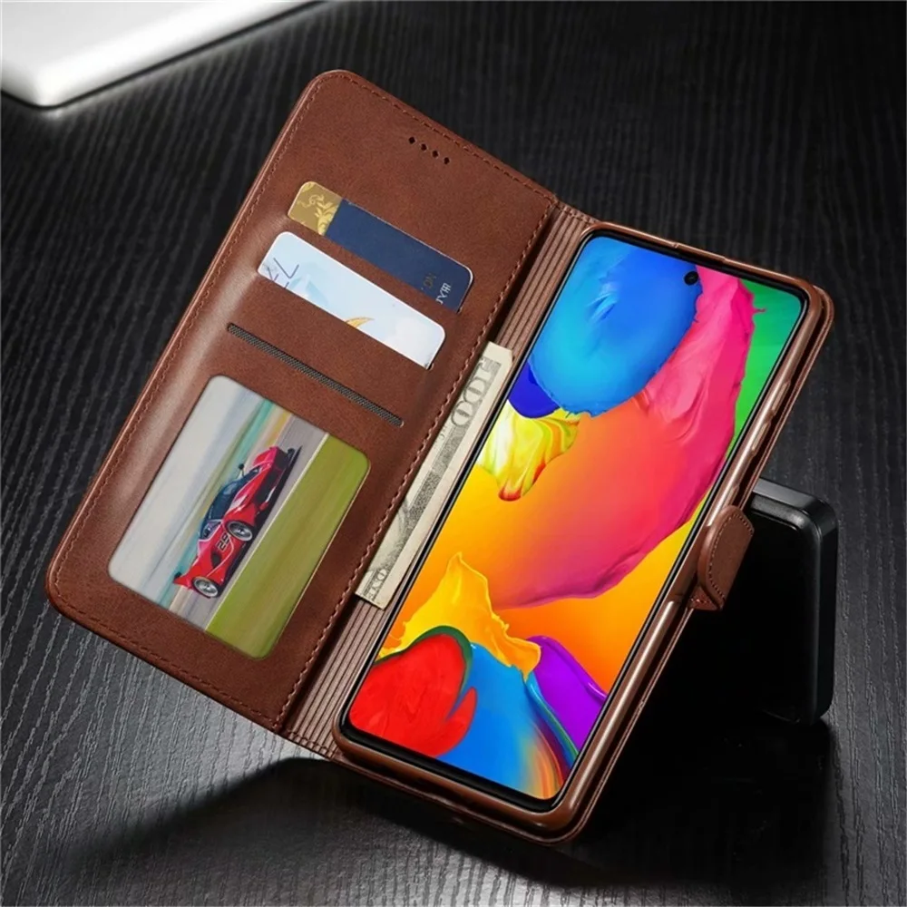 Leather Wallet Case for Honor 50 9X 8X Huawei P40 P30 P20 Pro Lite Flip Cover nova 7 8i 9 SE Pro  Y5 Y9 Prime P Smart Plus 2019