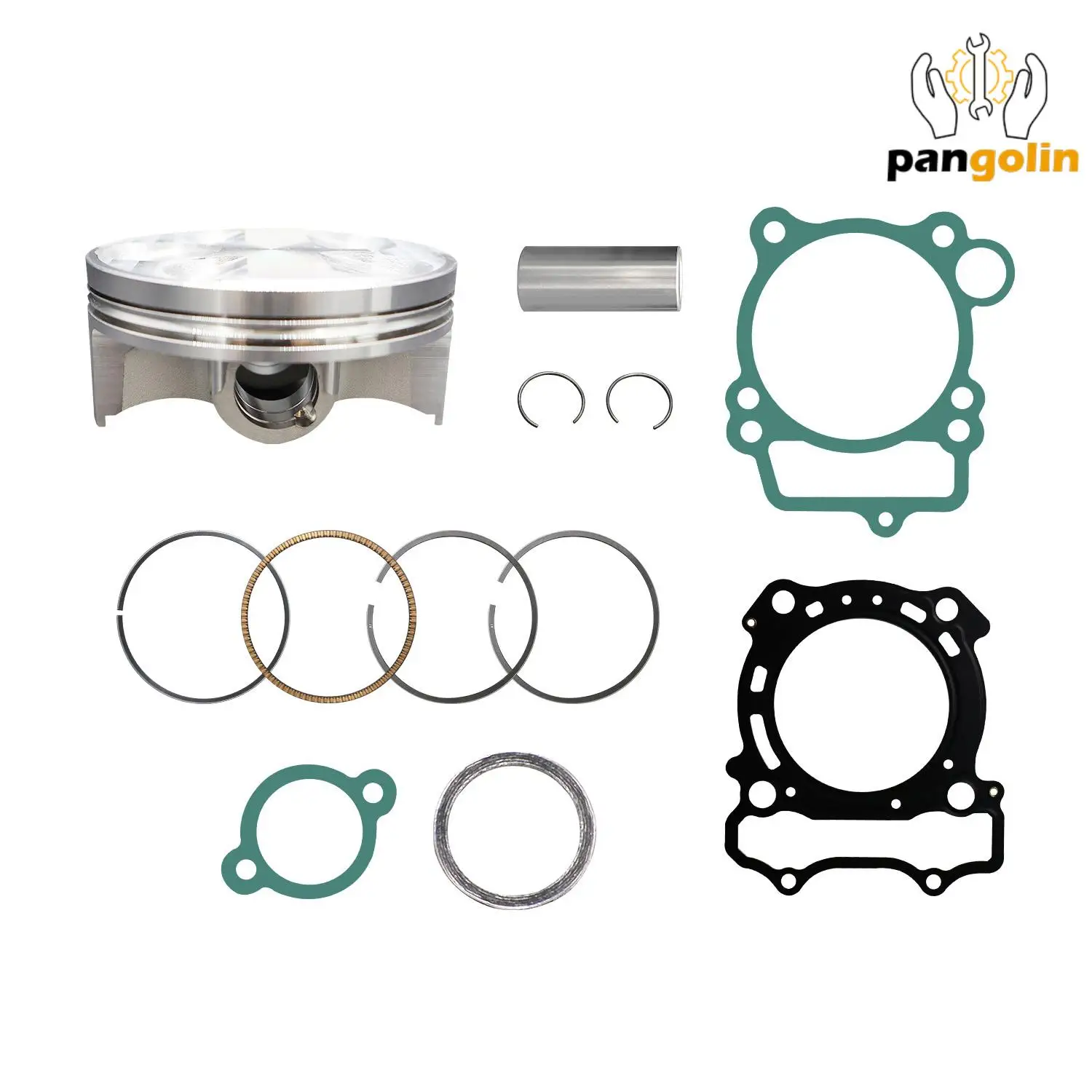 1set 77mm Piston Rings Pin Clips Kit New For 2001-2013 Yamaha YZ250F YZ 250F YZ 5XC-11311-20-00 Car Accessories