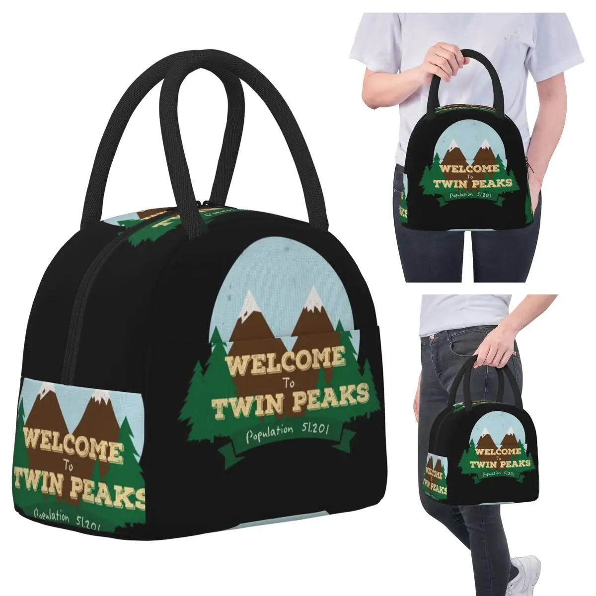 

The Lazy Way To Welcome First Day Of To Twin Peaks Insulated Lunch Bag Cooler Thermal Food Box Tote Leakproof Lunch Boxes