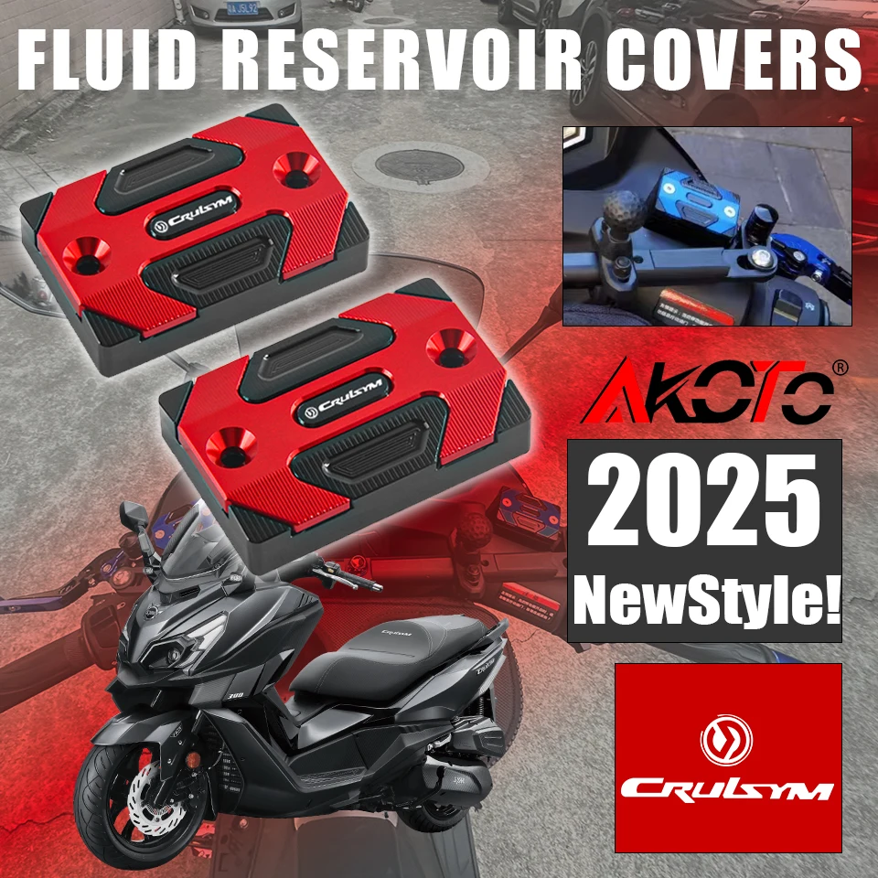 

Для SYM CRUISYM 300 250 150 125 JOYMAX Z300 JETX 150 ADX 125 300 TG400 мотоциклетная крышка бачка передней тормозной жидкости с ЧПУ, масляная крышка