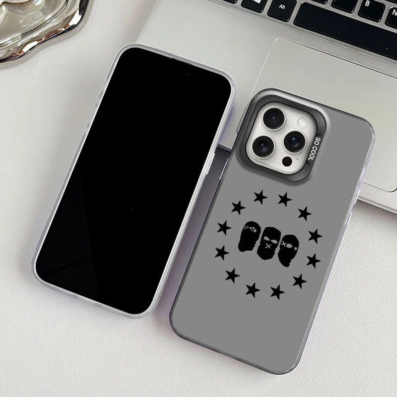 Hot Omerta Maes iPhone 16 15 14 13 12 11 mini Pro Max X XR XSMAX 8 7 Plus P-PAULS Anti Fall Matte Back Cover TPU Fundas Coque image 2