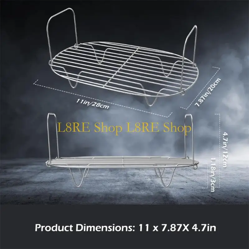 L8RE Steam and Rock Rack Stand Stand Slow Cooker Sporting Rack Accessories for MC1000 MC1001