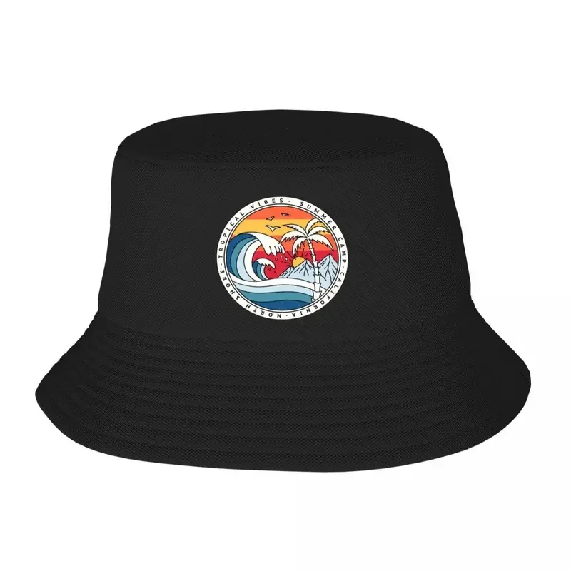 Custom California beach surfing bucket hat men women fashion summer beach sun summer surfer fisherman cap