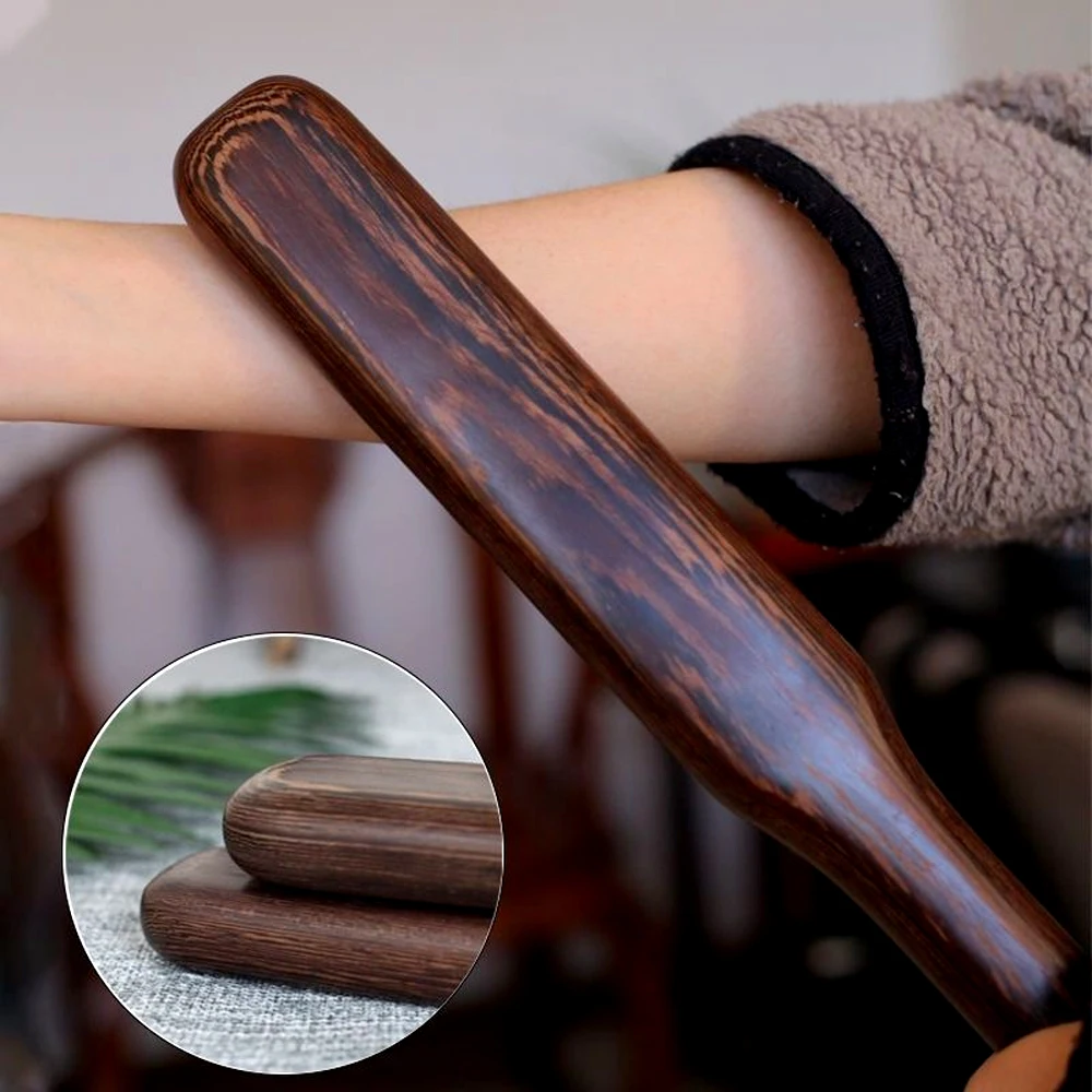 Wood Therapy Lymphatic Drainage Massage Roller Stick Tools,Myofascial Release Tool Stomach Cellulite Massager,Ease Back Leg Pain view 2
