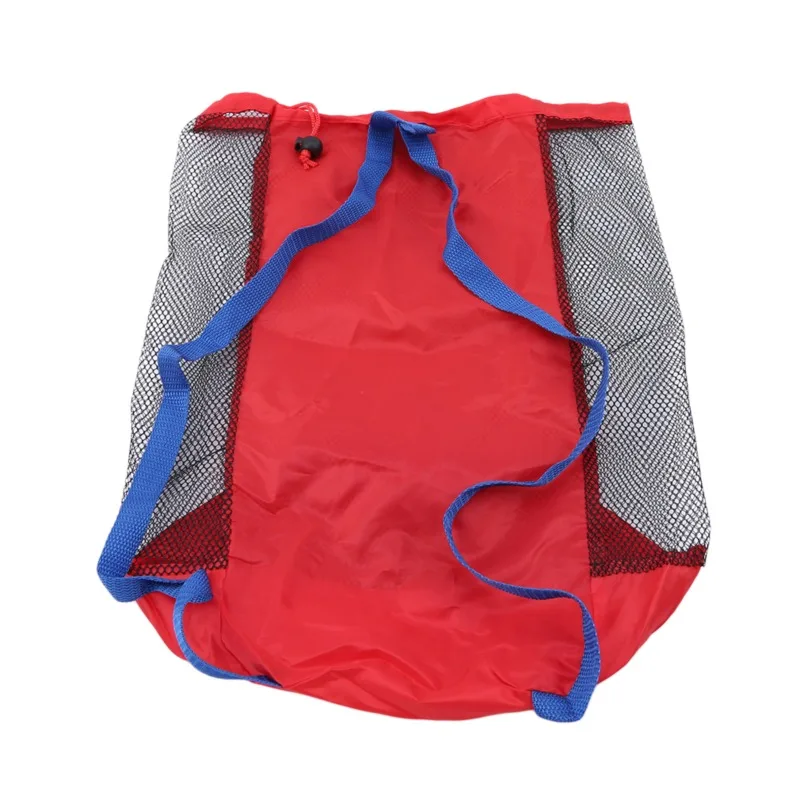 Portable Beach Bag Foldable Mesh Swimming Bag for Children Beach Toys Basket Storage Bag Kids Outdoor Children Swimming Dry Sack