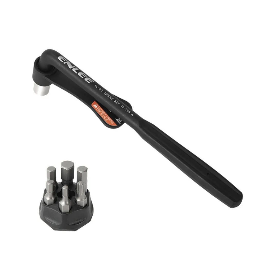 AliExpress 3-10Nm/10-20Nm Torque Bicycle Torque Wrench Non Slip Nylon Handle Adjustment Torque Bicycle Repair Tool Alloy Hexagonal Set