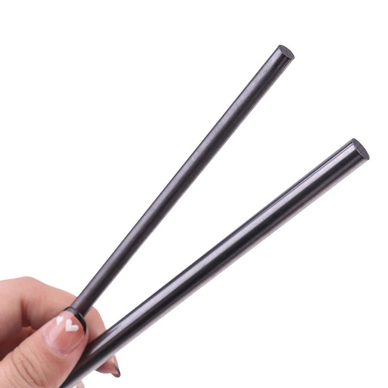 High Quality Graphite Crucible Stir Bar Rod Long Carbon Stirring Sticks for Melting CastGraphite 6x300mm/8x300mm New