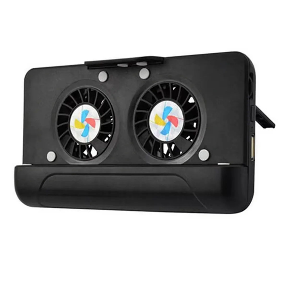 A20M عودة كليب نوع مراوح تبريد الهاتف الهاتف المبرد الهاتف الخليوي برودة حامل حامل مع بطارية قابلة للشحن 4400mAh