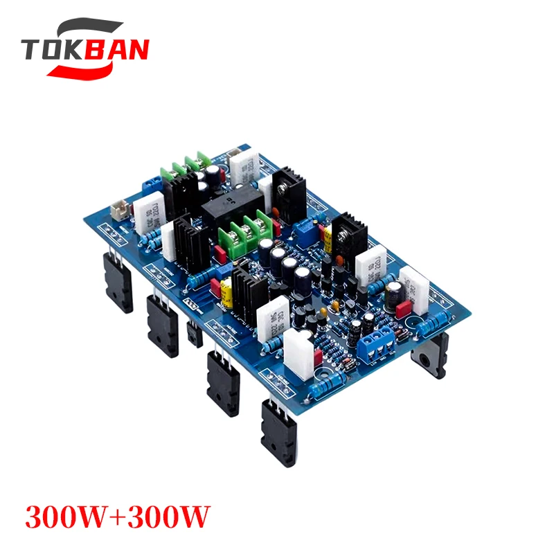 TOKBAN AB18 300w*2 2.0 Channel High Power Amplifier Imported Toshiba Tube 2SA1943/2SC5200 HIFI Stereo Amplifier For Home Theater