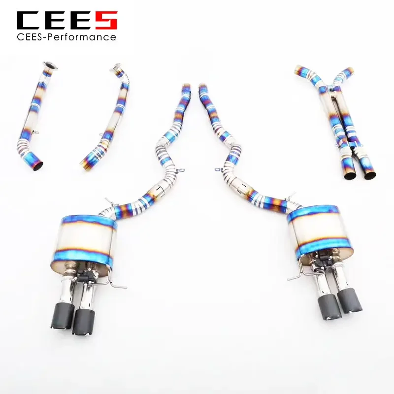 CEES Catback Exhaust For BMW M5 F10 4.4T 2012-2016 Titanium alloy Exhaust Pipe High Performance Car Exhaust System