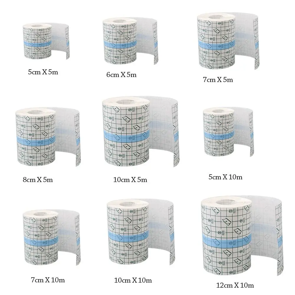 투명 필름 드레싱 붕대 테이프, 방수 붕대, PU 필름 스티커, 투명 테이프, 신축성 접착 붕대