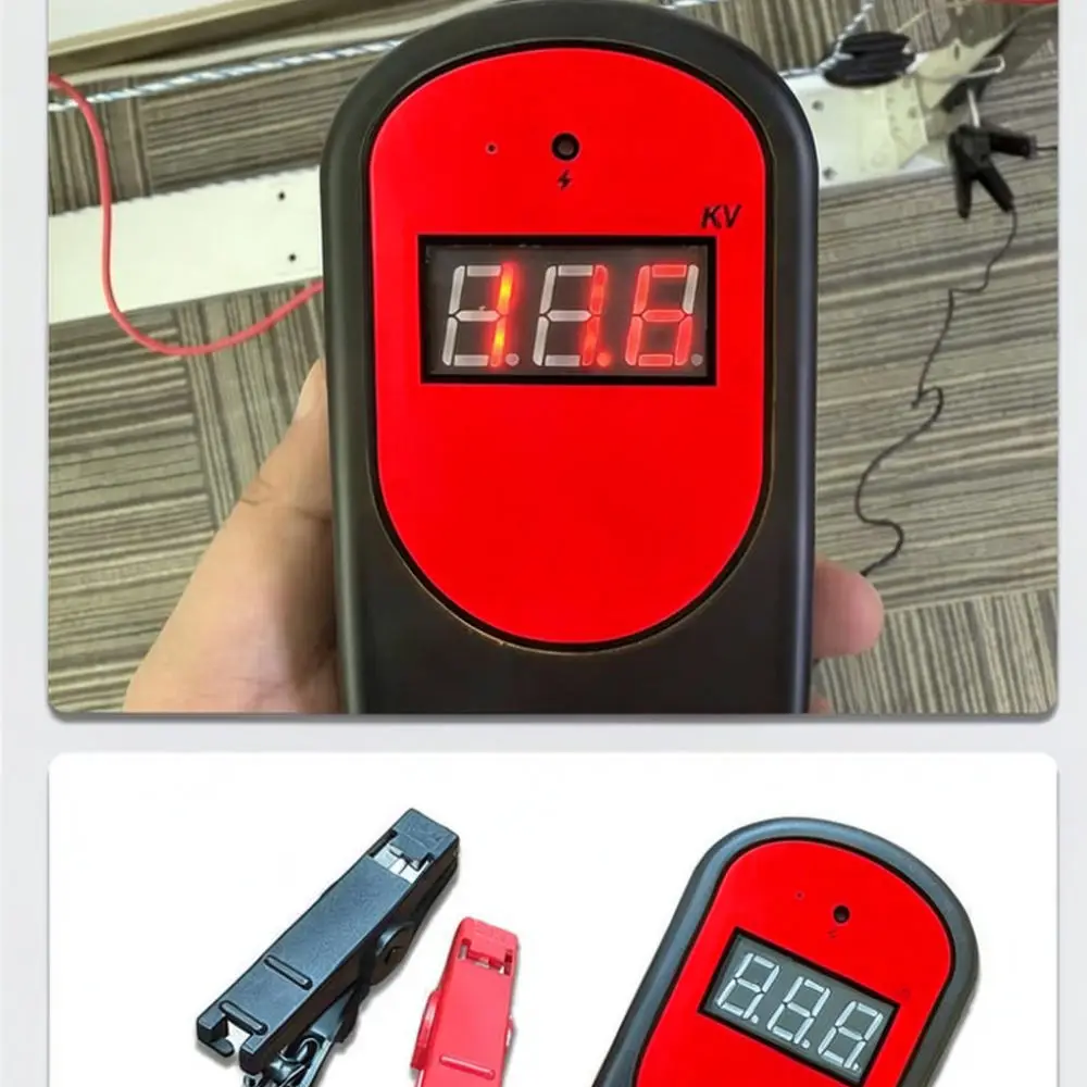 Handheld Digital Voltage Tester For Electric Fence Pulse Measurement Tool For Security Fencing Fault Finding Device