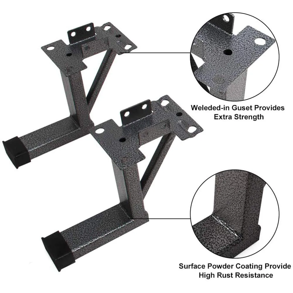 Verstellbarer Anhänger-Seitenleiterständer für geschlossene Anhänger-Anhänger-Außenwandhalterung