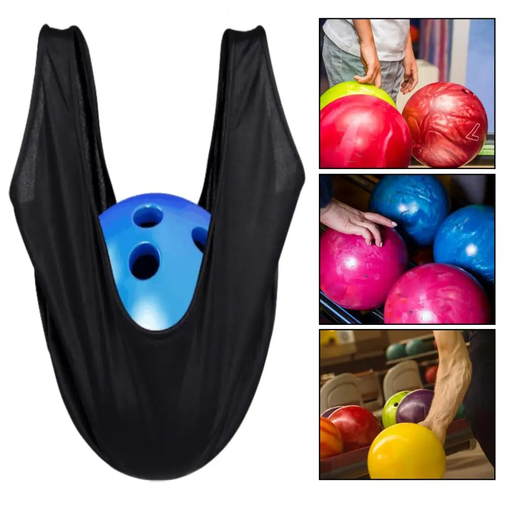 Bowling Ball Polisher Bag Seesaw Towel Bowling Ball Cleaner Holder Carrier Pouch Cleaning Cloth Cover Bowling Ball Accessories