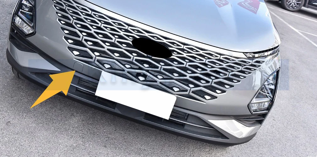 غير مصبوغ المصد الأمامي أو الخلفي سحب هوك غطاء لشيري أومودا 5 2022 2023 2024 الوفير سحب العين غطاء تغليف