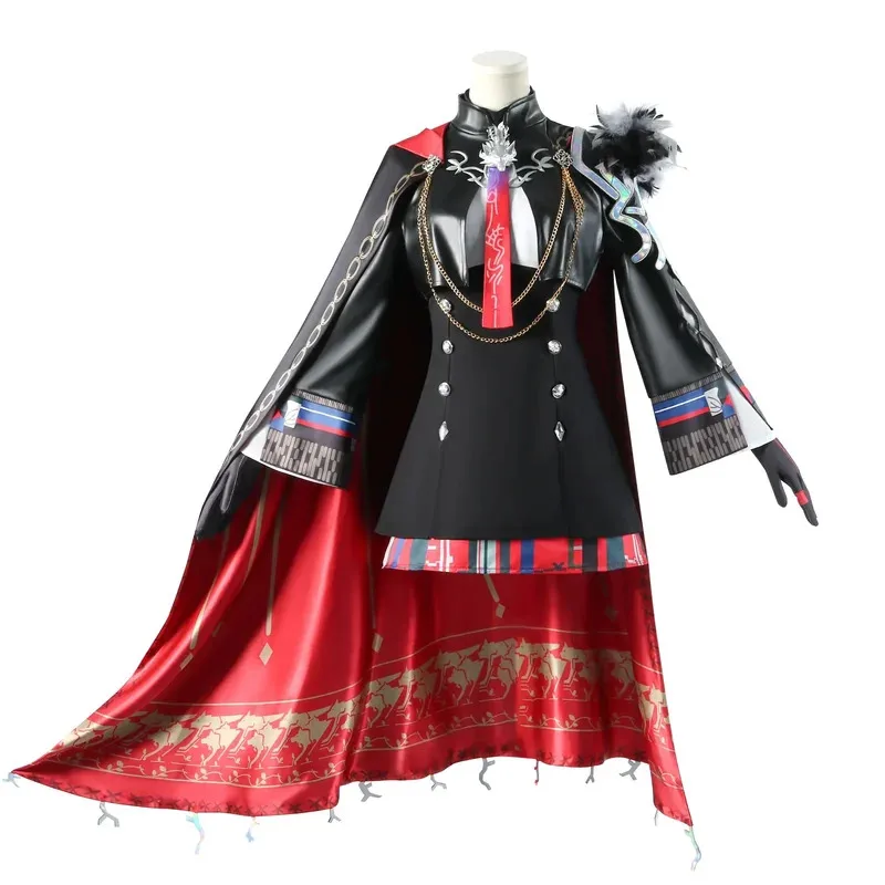 

Женский костюм для косплея Arknights The Decadenza Lappland Cos Game, аниме, вечерняя форма, одежда для ролевых игр на Хэллоуин, одежда 6;d'3,h'7