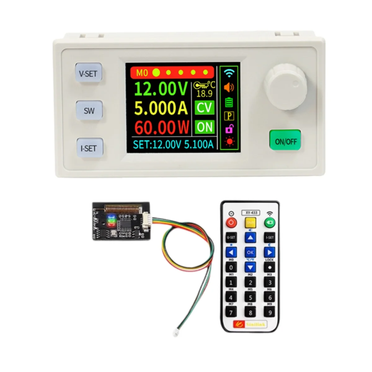 A03R XY6506S Adjustable DC Regulated Power Supply+433M Kit Constant Voltage Constant Current 65V 6A 390W Step-Down Module