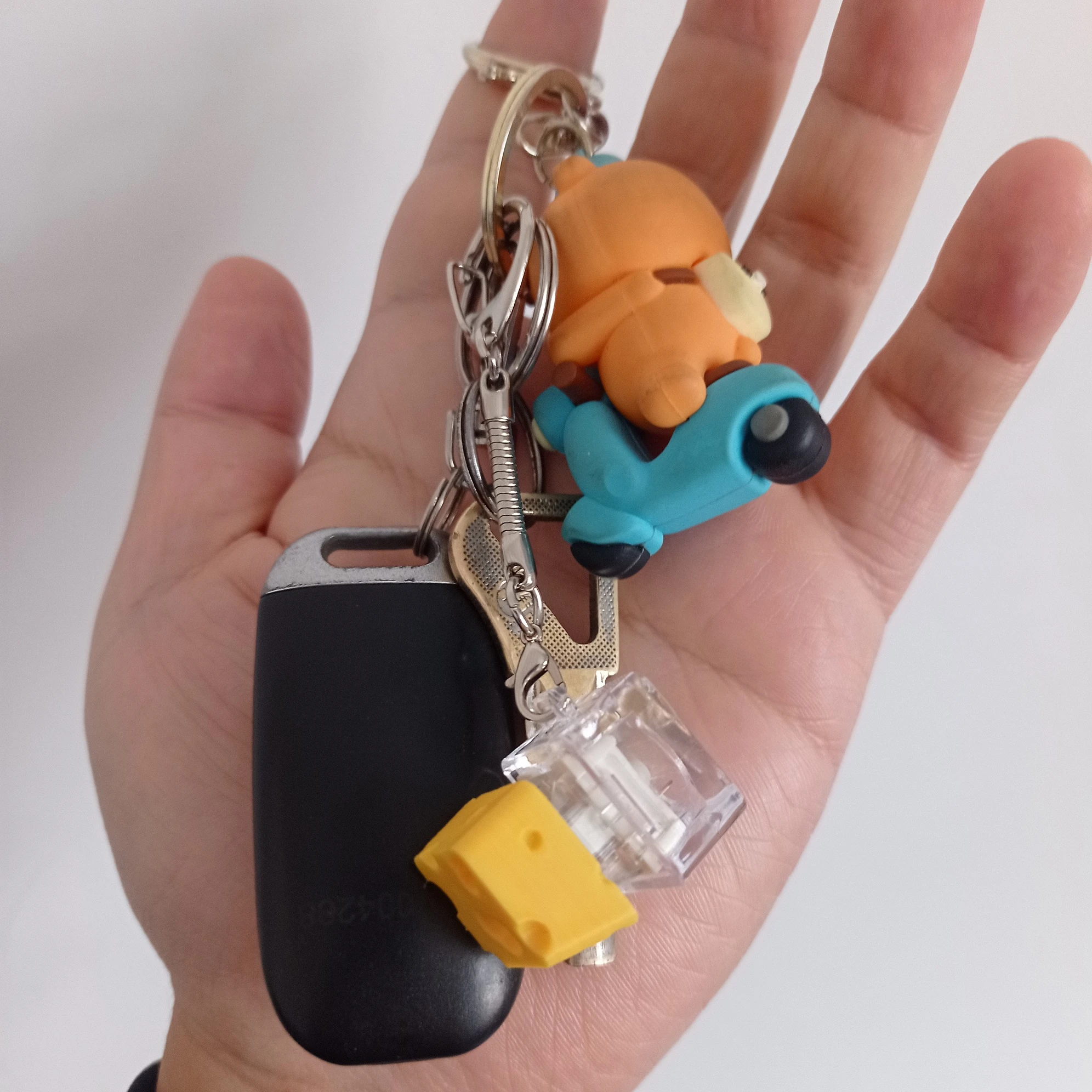 مضحك الجبن مفتاح سلسلة لوحة المفاتيح الإجهاد الإغاثة تململ زر الجبن Keycap تململ الفرس المفاتيح لوحة المفاتيح المفاتيح ألعاب الأصابع