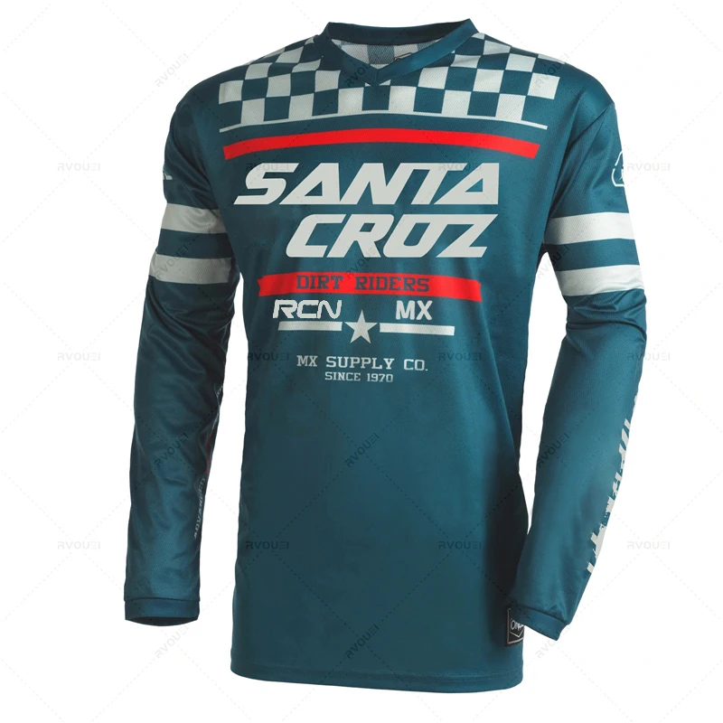 Rcn Racing Mx Enduro Radtrikot DH Motocross Downhill-Anzug BMX Mountainbike-Trikots Camiseta MTB Atmungsaktives Shirt