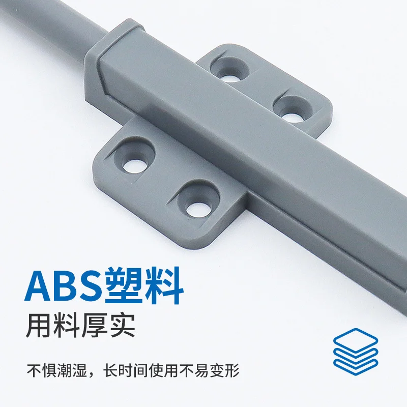 Cabinet door, gravity rebound device, closet door, handle free, built-in, concealed, press type magnetic spring actuator,