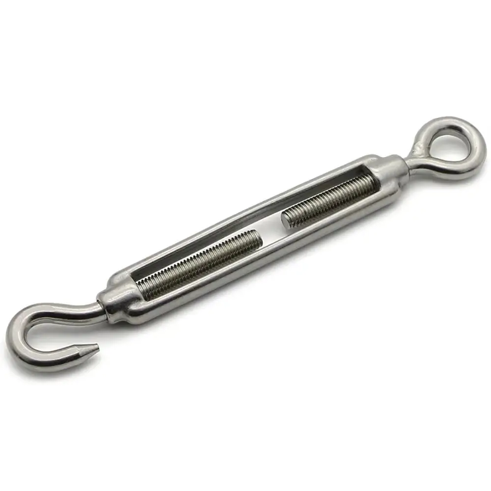 1Pcs Hooks & Eye Turnbuckle Wire Rope Tensioner M4/M5/M6/M8 Oc Oo Cc Type Tension Device Line Adjustable Cable Tension Set