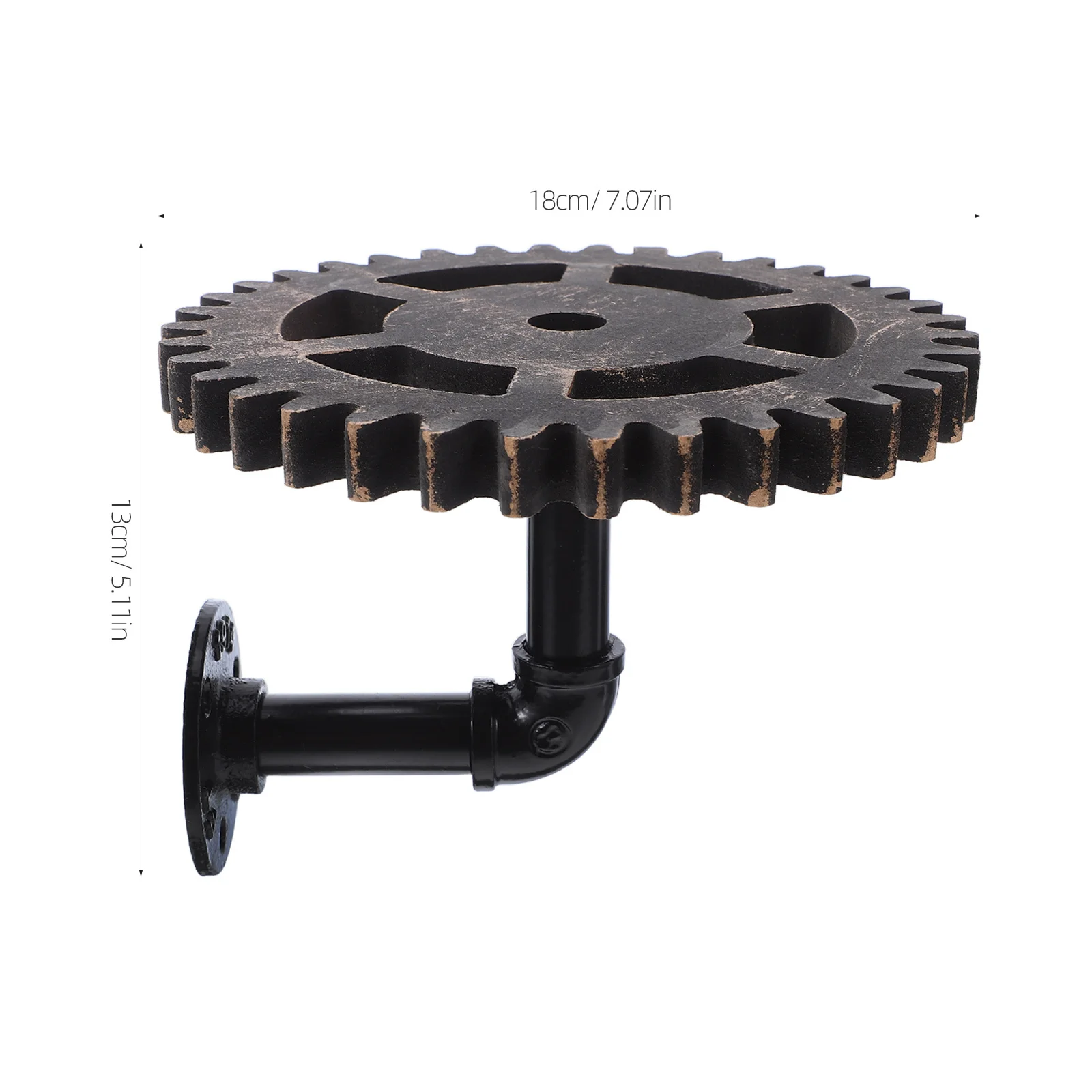 أرفف حائط كلاسيكية للأنابيب الصناعية بتصميم معدات Steampunk رف عائم منظم تخزين معدني ريفي لمطبخ غرفة المعيشة