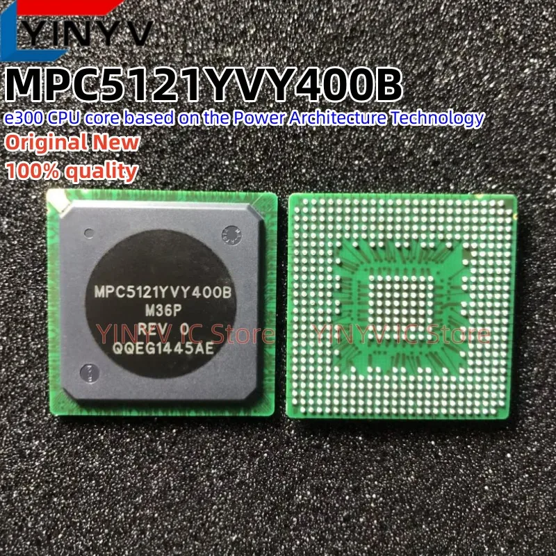 MPC5121YVY400B BGA MPC5121YVY400BR e300 CPU core basado en la tecnología de Arquitectura de potencia, Original, nueva calidad 100%, 1 piezas