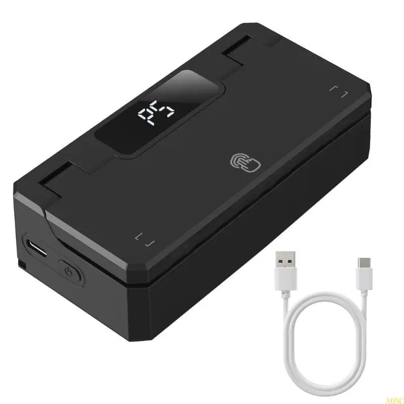 A0NCハンドヘルドフードシーラー3000MAHバッテリー駆動熱シーリングツールスナックバッグヒートシーラーバッグレスラー