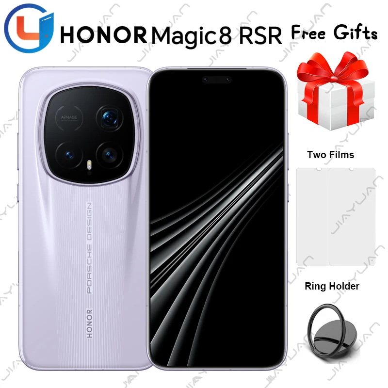 Original HONOR Magic 8 RSR 5G Mobile Phone 6.71 Inches Honor Jurh Glass Screen Snapdragon 8 Elite Gen 5 Camera 200MP Smartphone