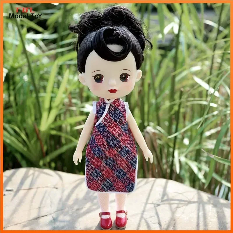 Fashion Dress Cheongsam Clothes Model for 22cm BJD Doll Accessories Toy Collection