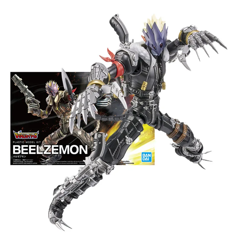 Bandai Genuine Figure Digimon Adventure Model Kit Figure-rise Standard Amplified Beelzebumon Collection Model Action Figure Toys