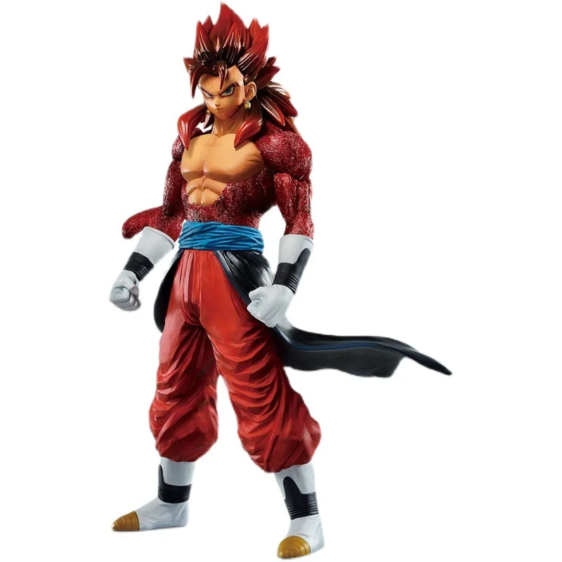 26cm Anime Dragon Ball Super Saiyan 4 Figurine Vegetto SSJ4 PVC Collection Handmade Model Hobby Toys Ornament for Children Gifts