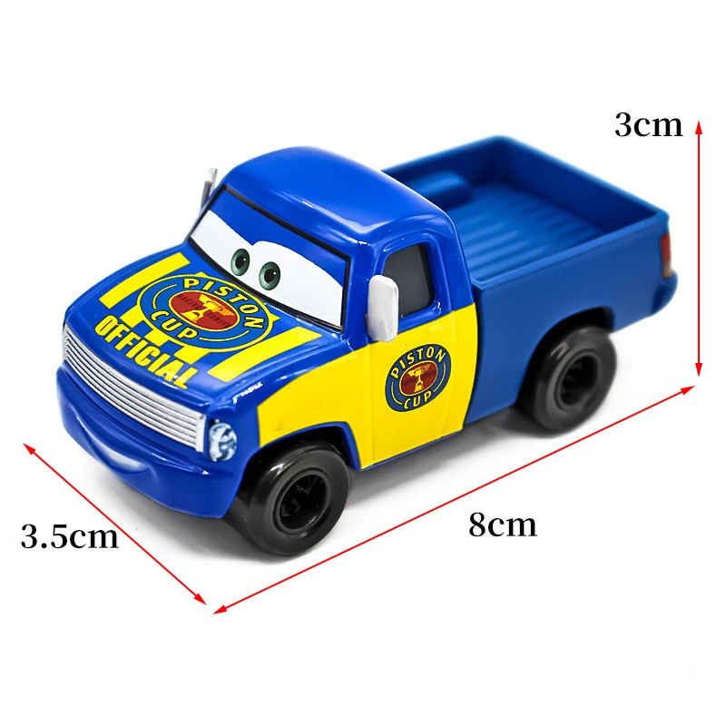 Disney Pixar Cars Lightning Mcqueen Toys Cars 3 The King Chick Hicks Mcqueen Pickup Truck Mater Vehicle Models Metal Toy for Boy