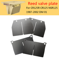 4PCS Carbon fiber VForce replacement Reed valve plate dedicated to VFORCE3 Motorcycle Honda CR125R CR125 NSR125 1987-2002 DM 01