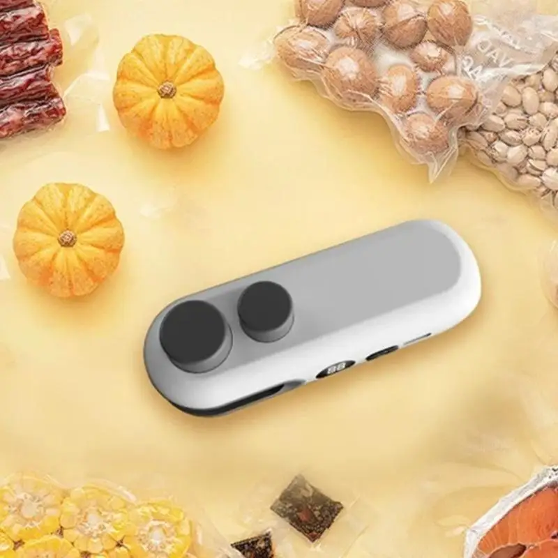 Small Heat Sealer Snacks Bags Sealer เครื่องมือเก็บรักษาอาหารที่สะดวกสบายพื้นผิวพลาสติกสำหรับนักเรียนและนักเดินทาง