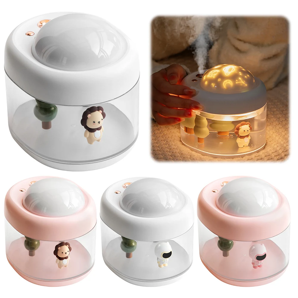 子供,大人,クリスマス,誕生日のためのナイトライト付き加湿器,星型プロジェクター,小さな空気加湿器