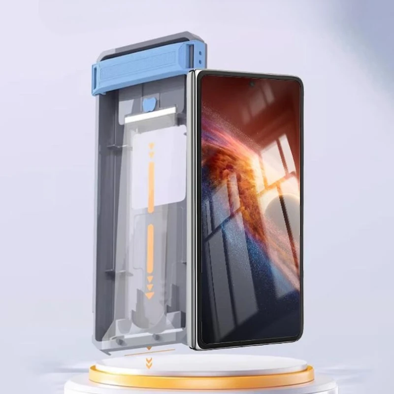 

For Honor Magic V6 MagicV6 3D Hot-Bending Full Glue Tempered Glass Screen Protectors Dust Free Premium Film Easy Installation