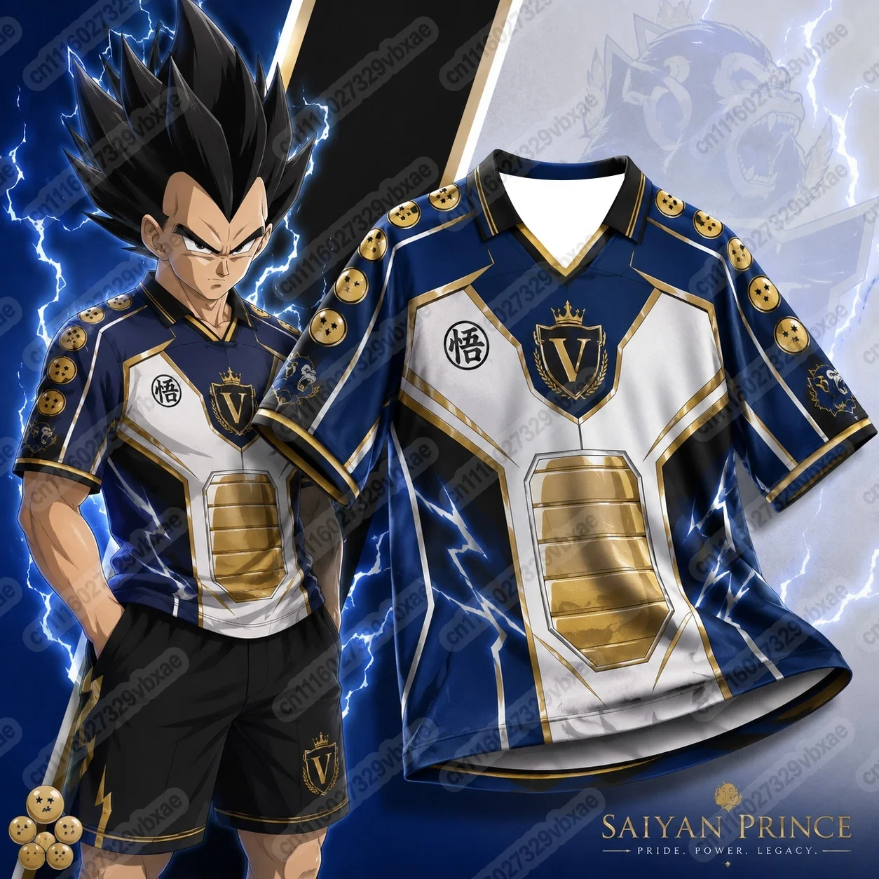 2026 Dragon Ball Goku Black and Red Short Sleeve Collar Business Polo Shirt Men's T-shirt Oversized Sports Jersey FamilyMatching