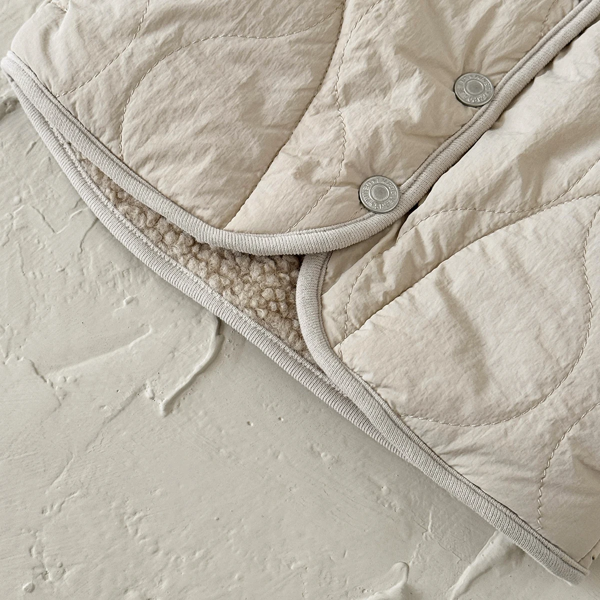 Kleinkind Baby Junge Mädchen Jacken Lamm Fleece Futter Umlegekragen Langarm Warme Mäntel Tägliche Winterkleidung – Detail 2