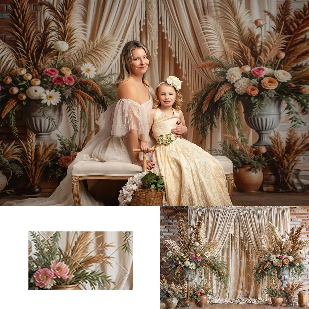 

Boho In Elegance Photography Backdrop Kids Baby Cake Smash Photocall Decors Child Adult Family Photo Shoot Backgrounds