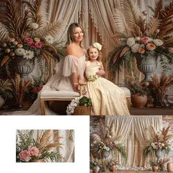 Boho In Elegance Photography Backdrop Kids Baby Cake Smash Photocall Decors Child Adult Family Photo Shoot Backgrounds