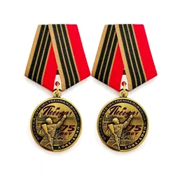 Customized commemorative medals from Chinese factories, high-quality double-sided electroplated ancient gold medals with ribbon