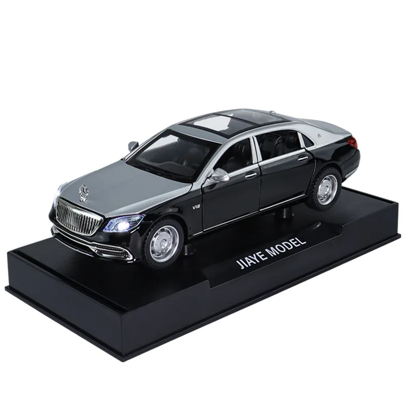 1:32 Maybach S650 Two Tone Edition Alloy Metal Diecast Model Car Desktop Display Collectible Ornaments Holiday Present