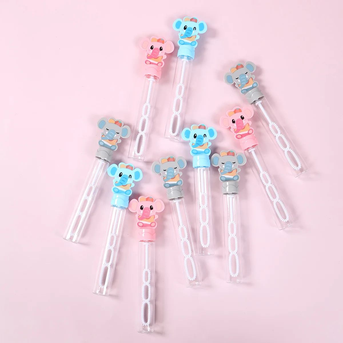 10ocs طفل الفيل فقاعة أنبوب فارغ لعبة أطفال حفلة عيد ميلاد تفضل الجنس تكشف استحمام الطفل الضيوف الهدايا التذكارية بيناتا للأطفال #2